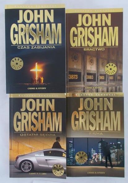 Grisham John - Klasyka sensacji zestaw 4 książek