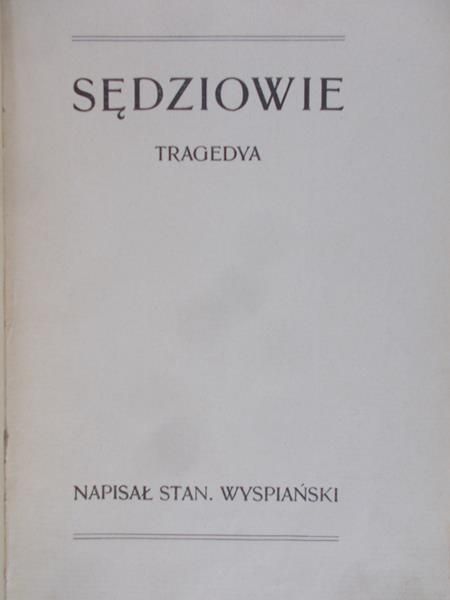 Wyspiański Stanisław - Sędziowie , 1907