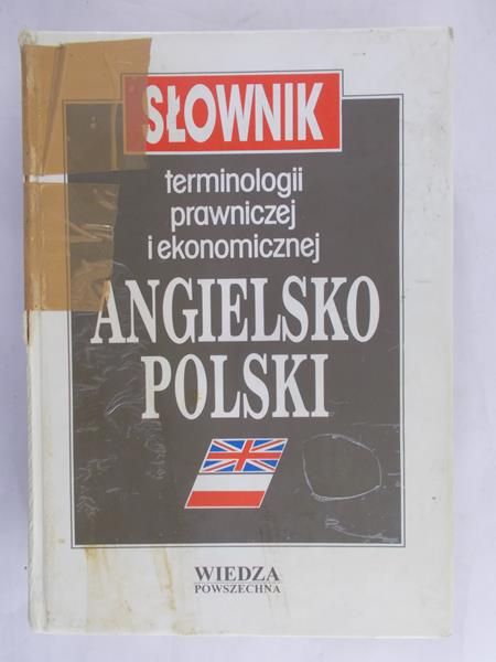 Jaślan Janina - Słownik terminologii prawniczej  i ekonomicznej angielsko-polski