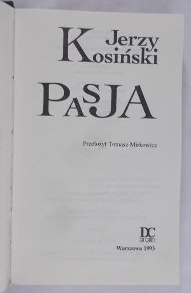 Kosiński Jerzy - Pasja