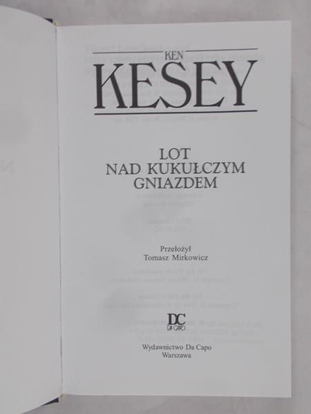 Kesey Ken - Lot nad kukułczym gniazdem