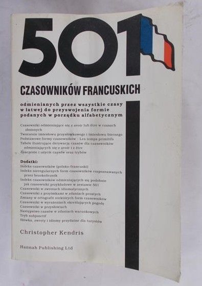 Christopher Kendris - 501 czasowników francuskich