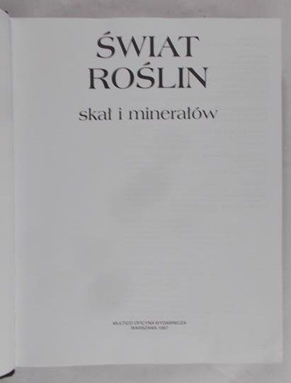 Cervenka Martin - Świat roślin, skał i minerałów