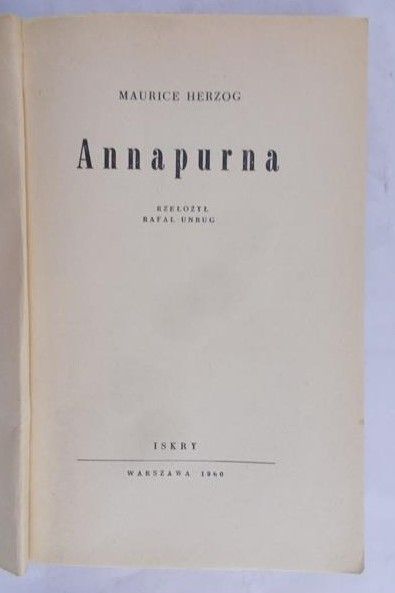 Herzog Maurice - Annapurna