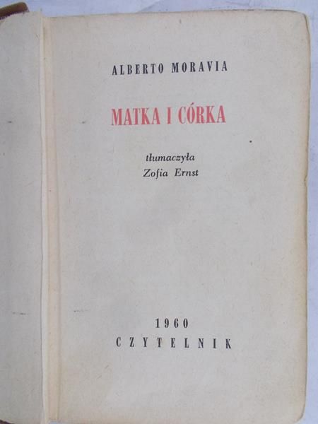 Moravia Alberto - Matka i córka