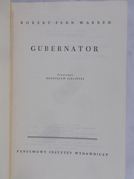 Warren Robert Penn - Gubernator