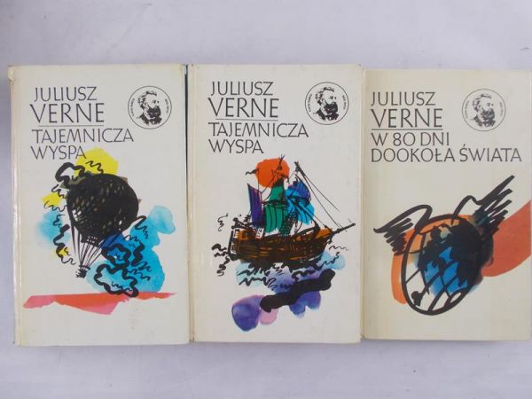 Verne Juliusz - Tajemnicza wyspa, tom I-II/ W 80 dni dookoła świata
