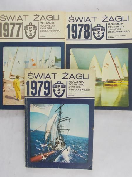 Żyłkowski Tadeusz ( red.) - Świat żagli – rocznik 1977,1978,1979