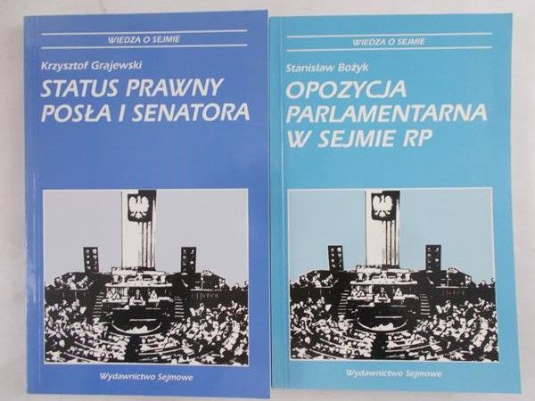 Bożyk Stanisław - Opozycja parlamentarna w Sejmie RP/ Status prawny posła i senatora