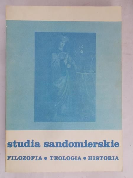 Kowalczyk Władysław ( red.) - Studia  Sandomierskie tom IV 1983-1984