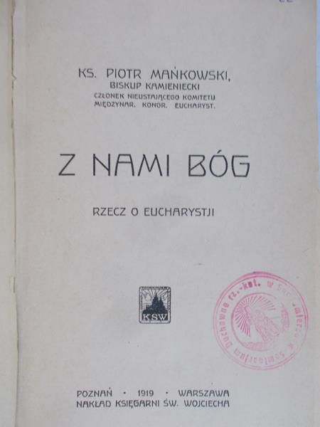 Mańkowski Piotr - Z nami Bóg, 1919 r.