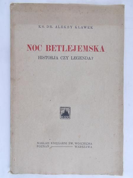 Klawek Aleksy - Noc Betlejemska, 1921 r.