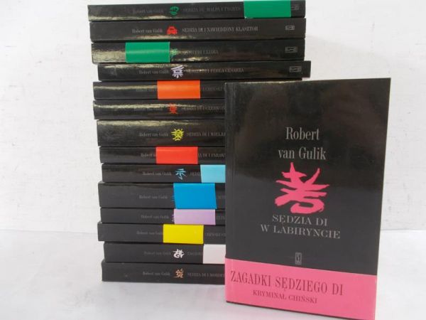 Gulik Robert - Zagadki sędziego Di, zestaw 15 książek