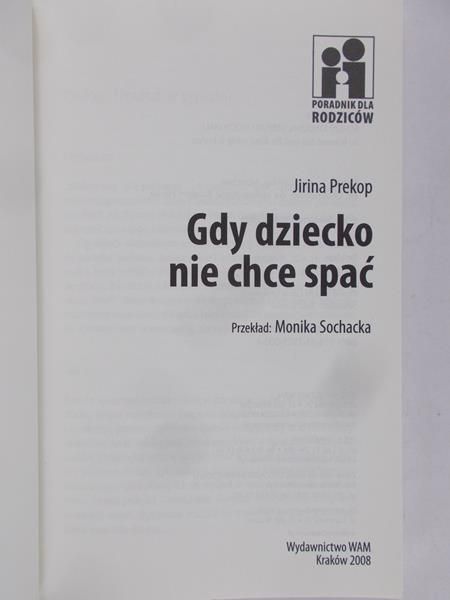 Prekop Jirina - Gdy dziecko nie chce spać