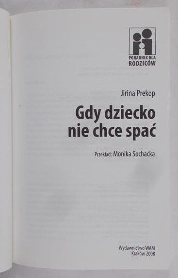 Prekop Jirina - Gdy dziecko nie chce spać