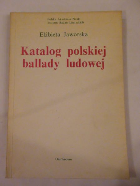 Katalog polskiej ballady ludowej