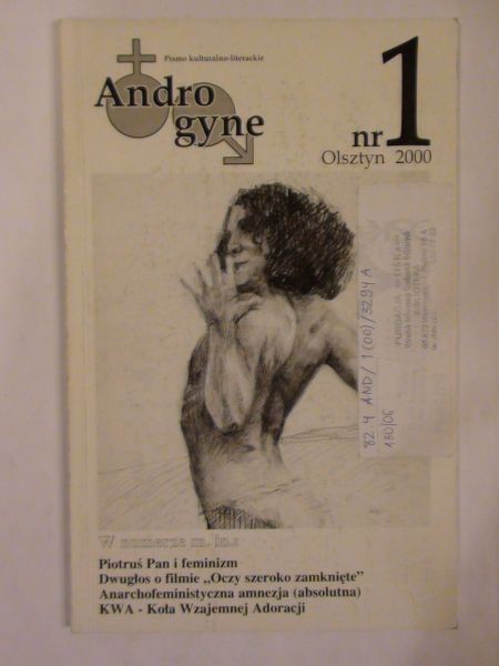Androgyne. Pismo kulturalnoliterackie  nr 1/2000