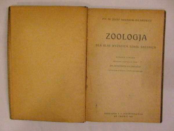 Zoologja wyd. 1920 r.