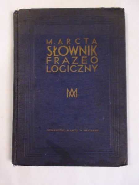 Słownik Frazeologiczny, 1934
