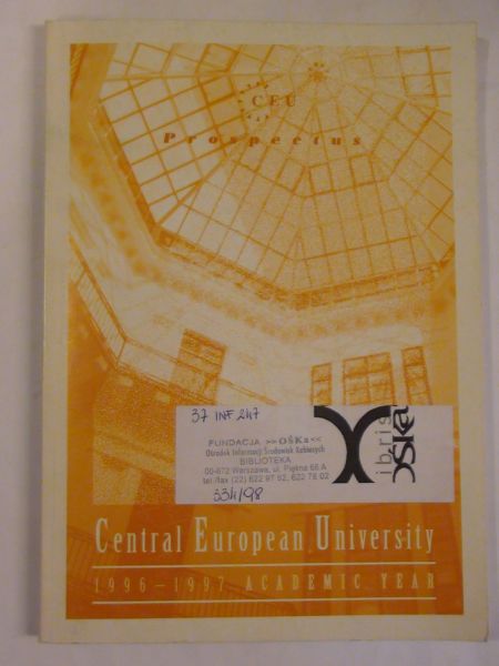 Central European University  "Prospectus"