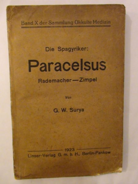 Die Spagyriker: Paracelsus 1923 r.