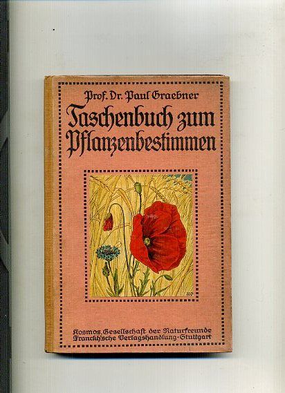 Taschenbuch zum Pflanzenbestimmen 1918 r.