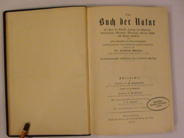 Grundriss der Astronome 1904 r.