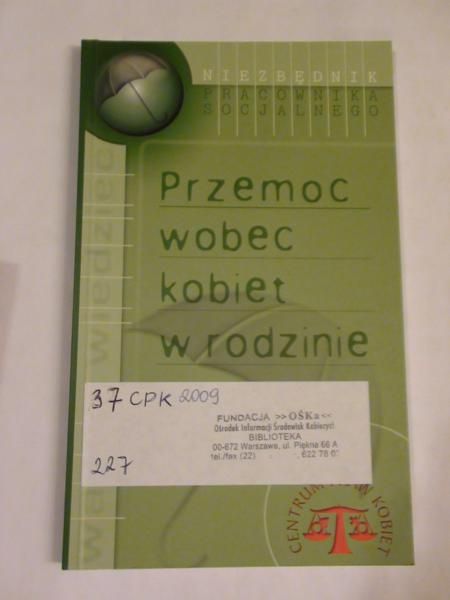 Przemoc wobec kobiet w rodzinie