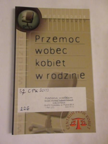 Przemoc wobec kobiet w rodzinie