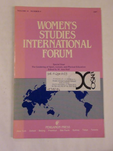 Women's studies international forum Vol.10