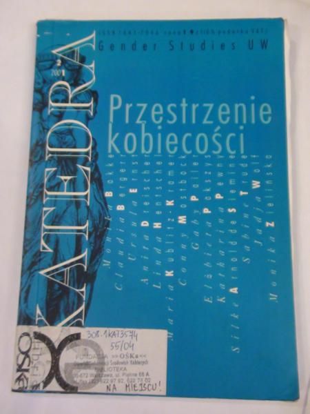 Bakke Monika,   - Gender studies UW: Przestrzenie kobiecości