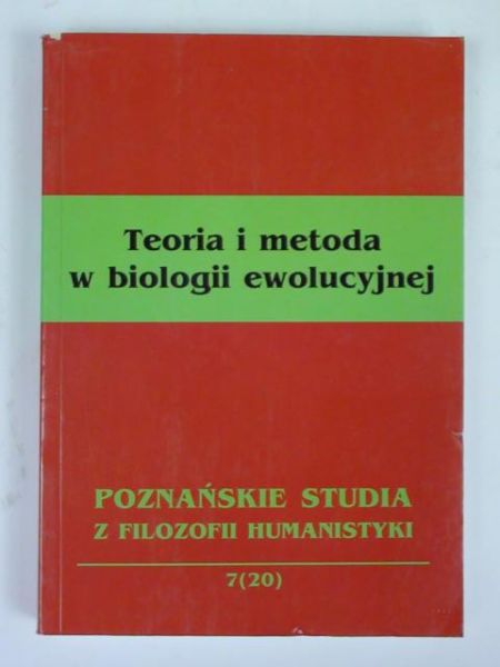 Teoria i metoda w biologii ewolucyjnej