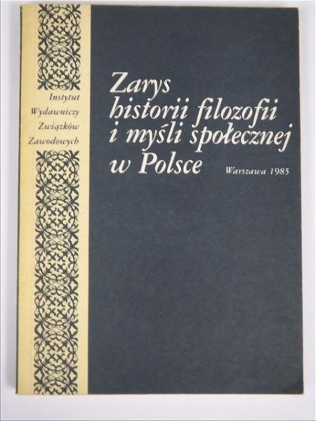 Zarys historii filozofii i myśli społecznej w Polsce
