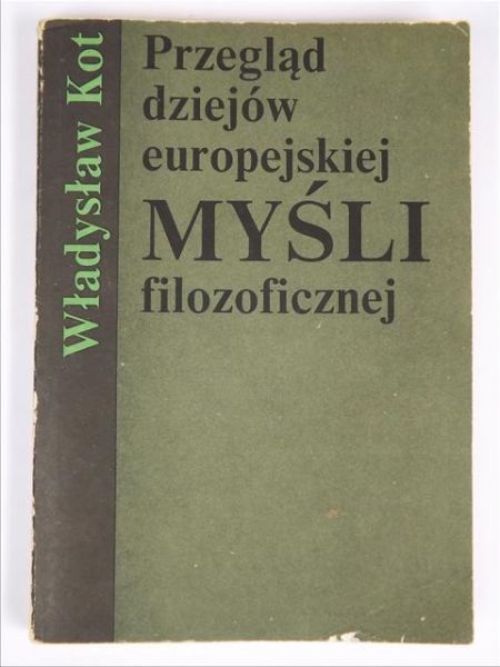 Przegląd dziejów europejskiej myśli filozoficznej