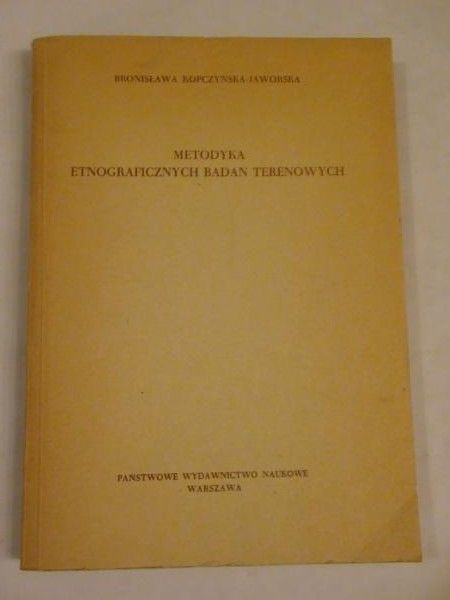 Metodyka etnograficznych badań terenowych