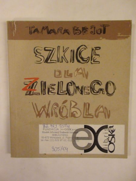 Szkice dla zielonego wróbla