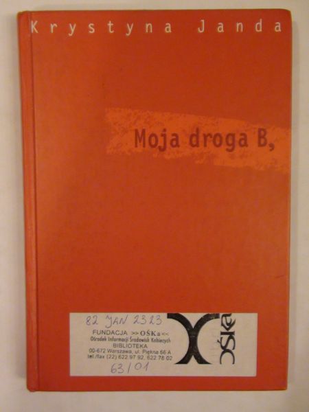 Janda Krystyna  - Moja droga B,
