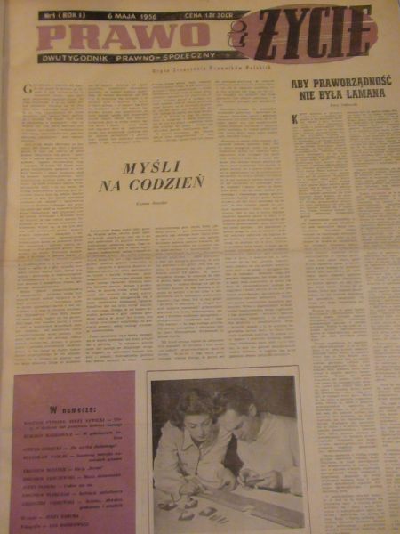 Prawo i Życie  Rocznik 19561957