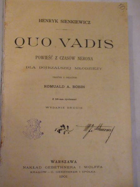 Quo Vadis - 1901 r.