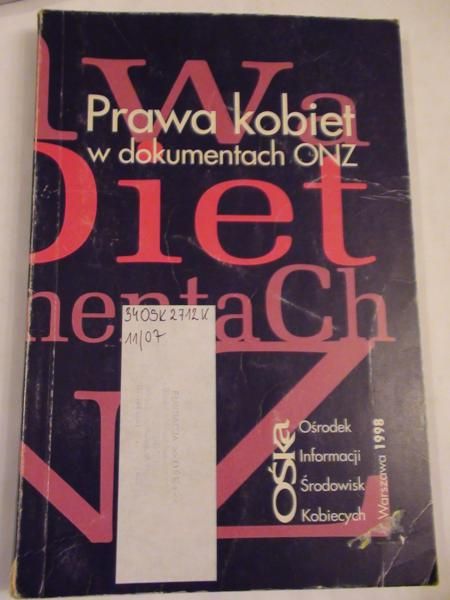 Prawa kobiet w dokumentach ONZ