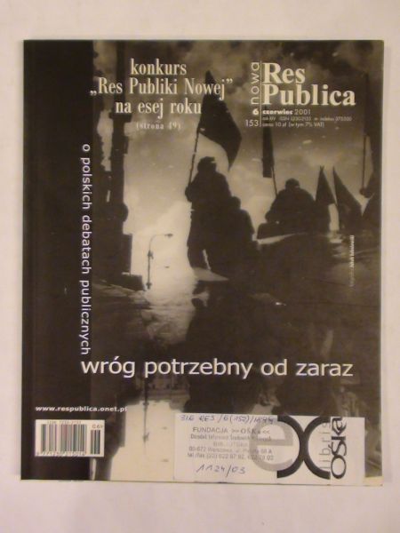 Gruszczyński P.,    - Res Publica Nowa 6 czerwiec 2001