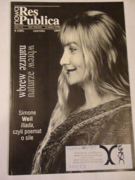Gruszczyński Piotr,  Marcin  - Res Publica Nowa 1997/6