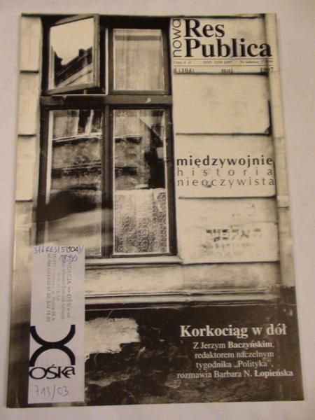 Gruszczyński Piotr,  Marcin - Res Publica Nowa 1997/5