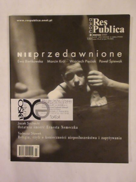 Gruszczyński P.,    - Res Publica Nowa nr 3 marzec 2001
