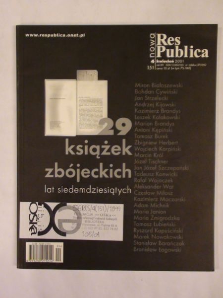 Gruszczyński P.,    - Res Publica Nowa nr 3 marzec 2001