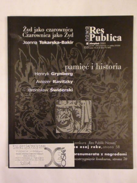 Gruszczyński Piotr,   - Respublica nowa 2001/10