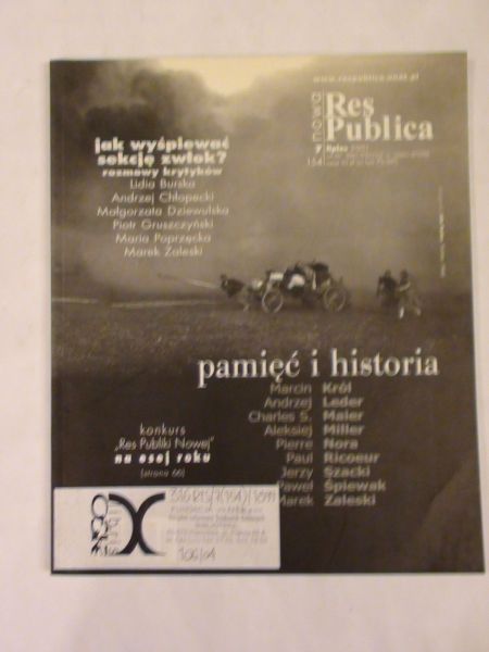 Gruszczyński Piotr,   - Respublica nowa 2001/7