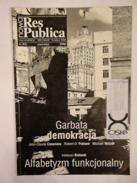Gruszczyński P.,    - Res Publica Nowa nr 6 (93) 1996