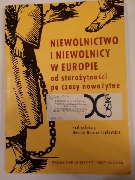 Niewolnictwo i niewolnicy w Europie