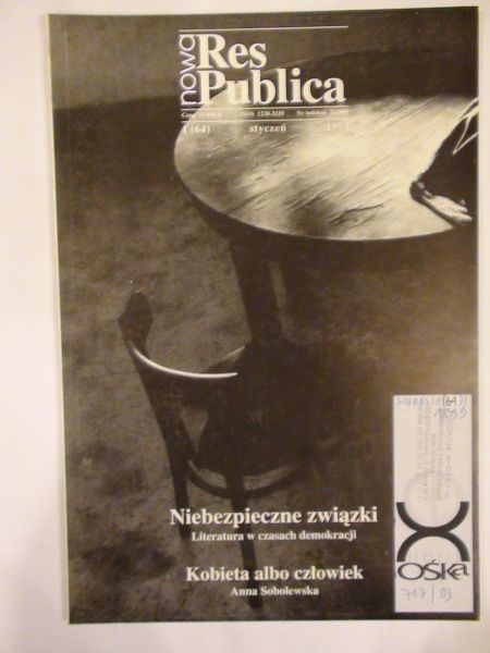 Gruszczyński P.,    - Res Publica Nowa nr 1 (64) 1994